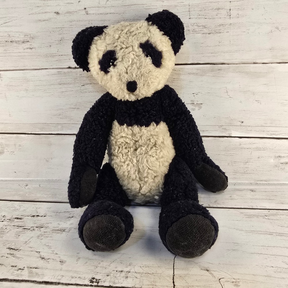 Vintage 1985-96 Boyds Collection JB Bean Series Panda Bear Plush Handmade 10"
